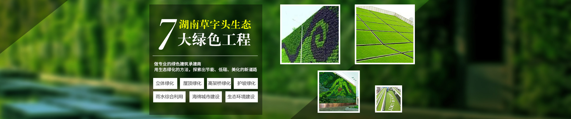 湖南草字头生态环境建设有限公司|专注于生态修复和绿化环保事业